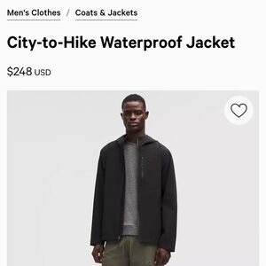City-to-Hike Black Waterproof Jacket